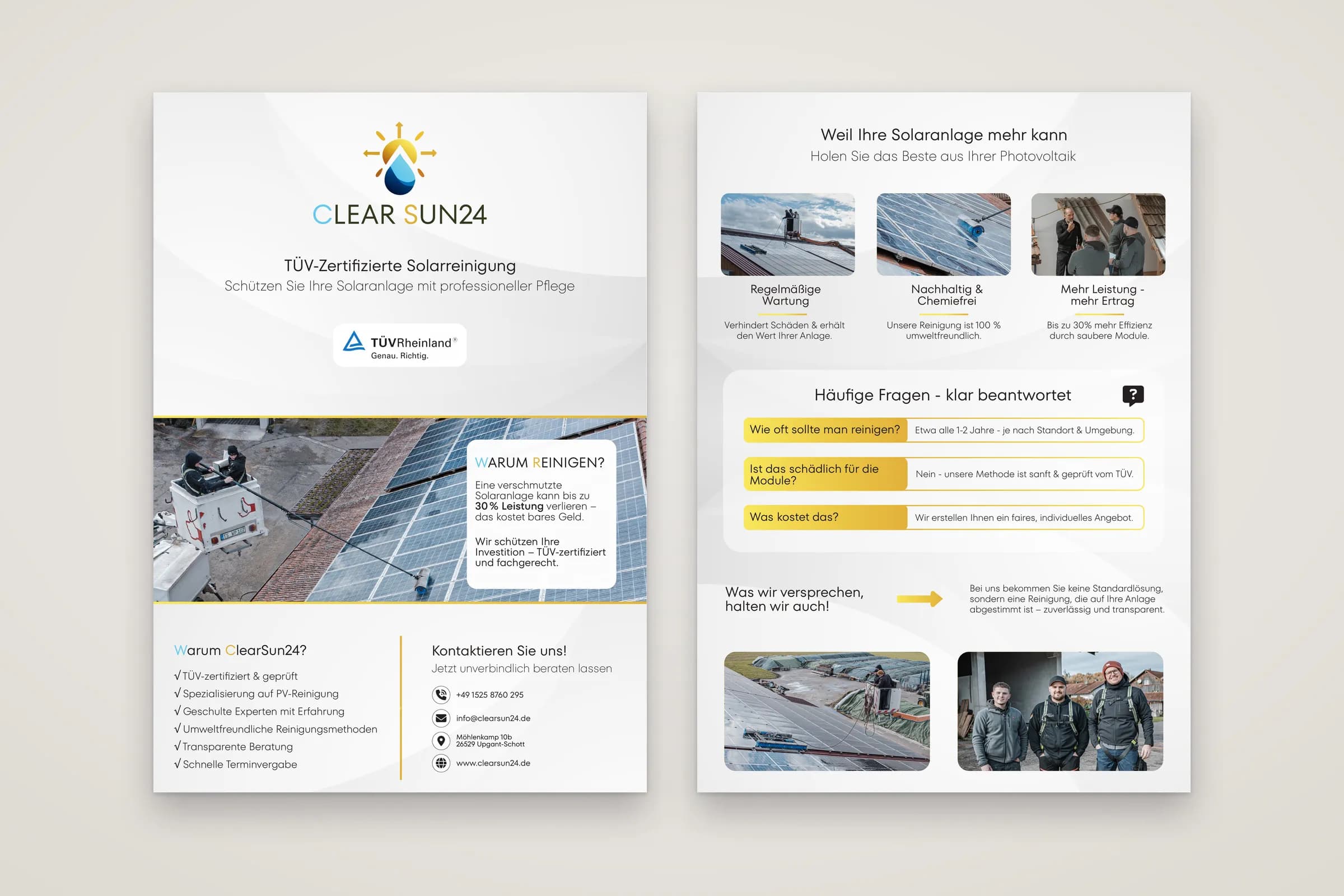 ClearSun24: Flyer A5